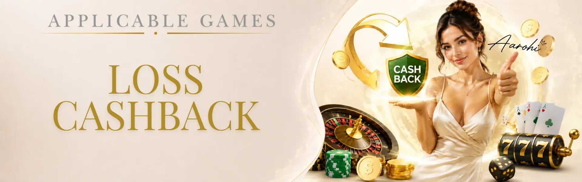 Okwin178 loss cashback on applicable games